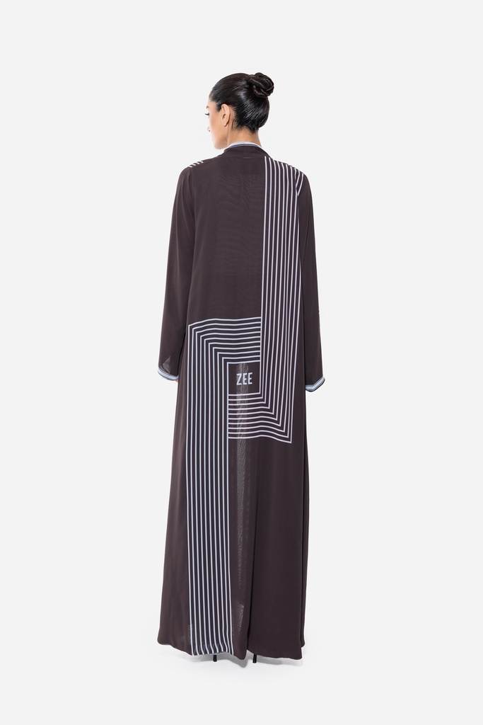Square Rhythm — Mocha — back view