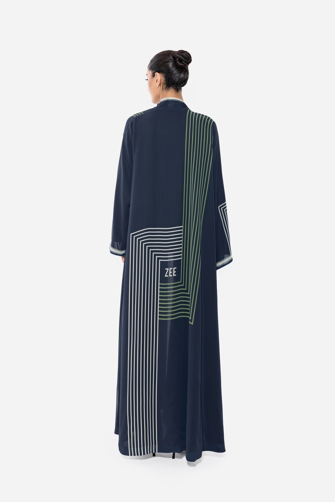 Square Rhythm — Navy — back view