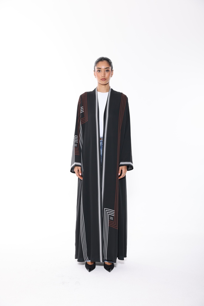 Square Rhythm — Burgundy — front view