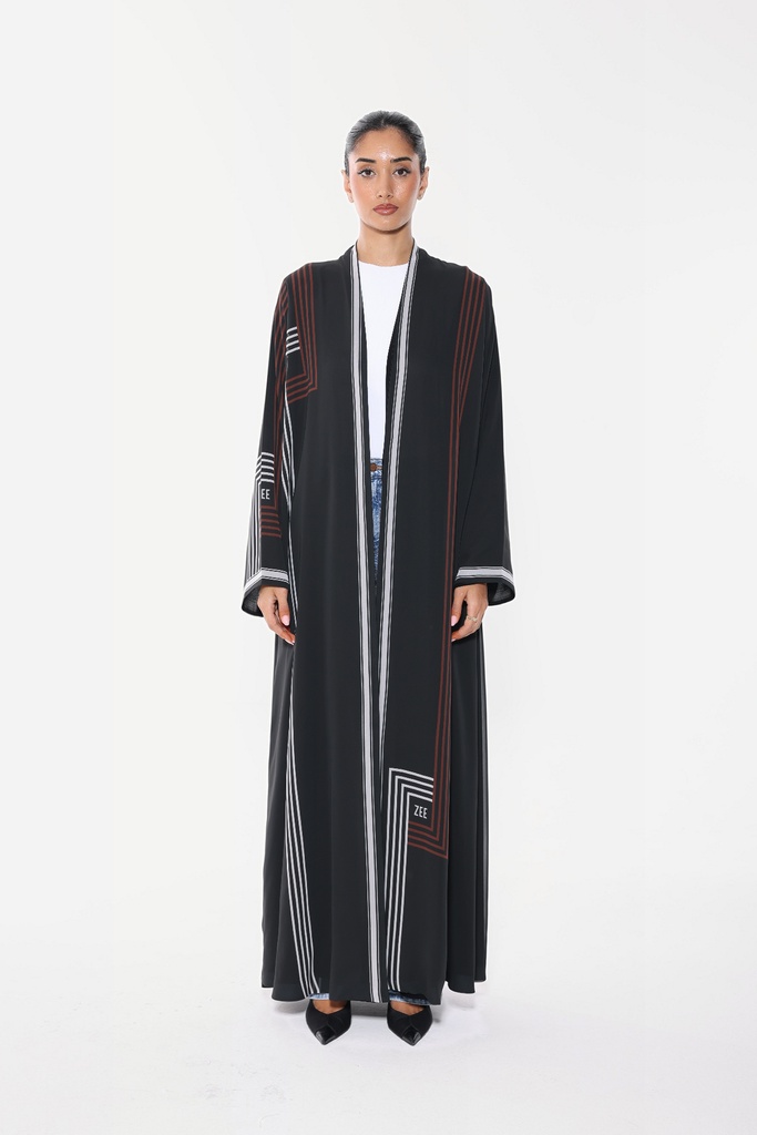 Square Rhythm — Burgundy — front view