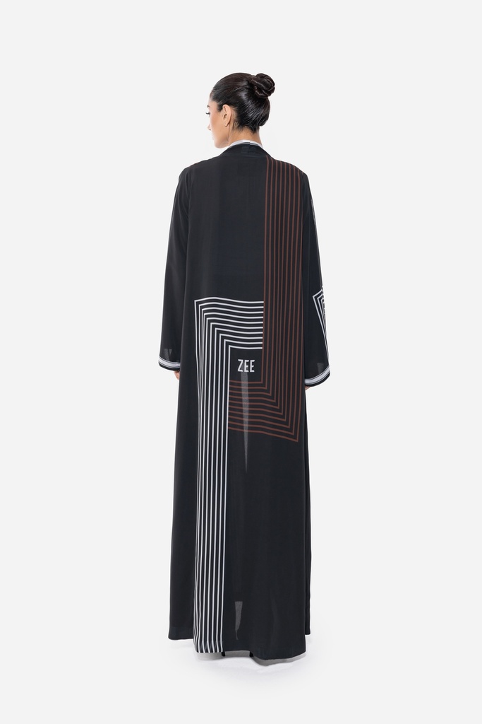 Square Rhythm — Burgundy — back view