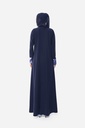 Linear Zip — Navy — back view
