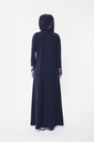 Linear Zip — Navy — back view