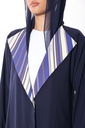 Linear Zip — Navy — detail view