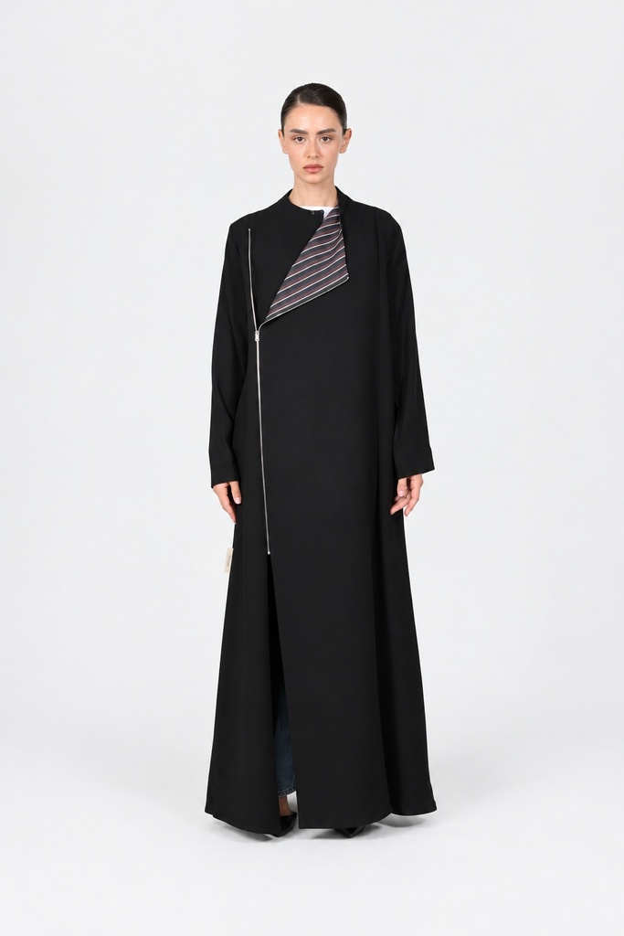 Zip Front — Burgundy — front view