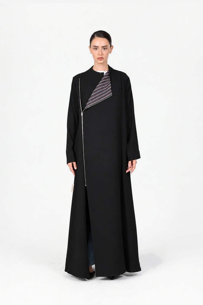 Zip Front — Burgundy — front view