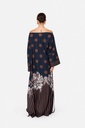 Midnight Floral Kaftan — back