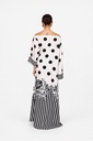 Ivory Dot Kaftan — back