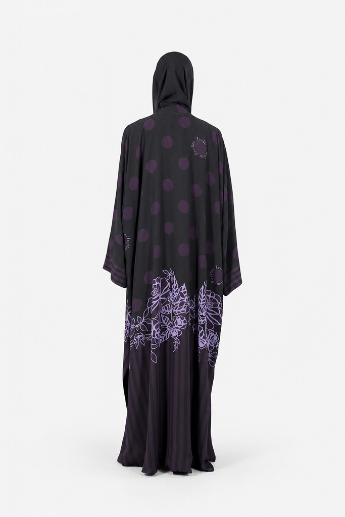 Violet Floral — back
