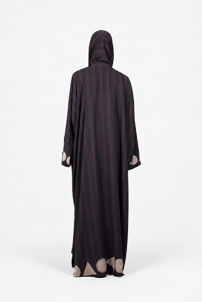 Burgundy Stripe — back
