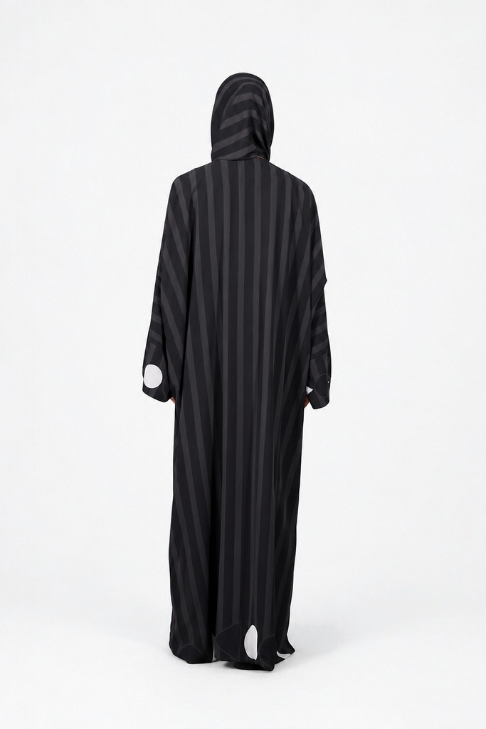 Charcoal Stripe — back